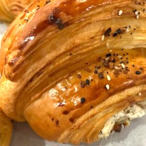 Goat Cheese with Smoked Turkey Croissants